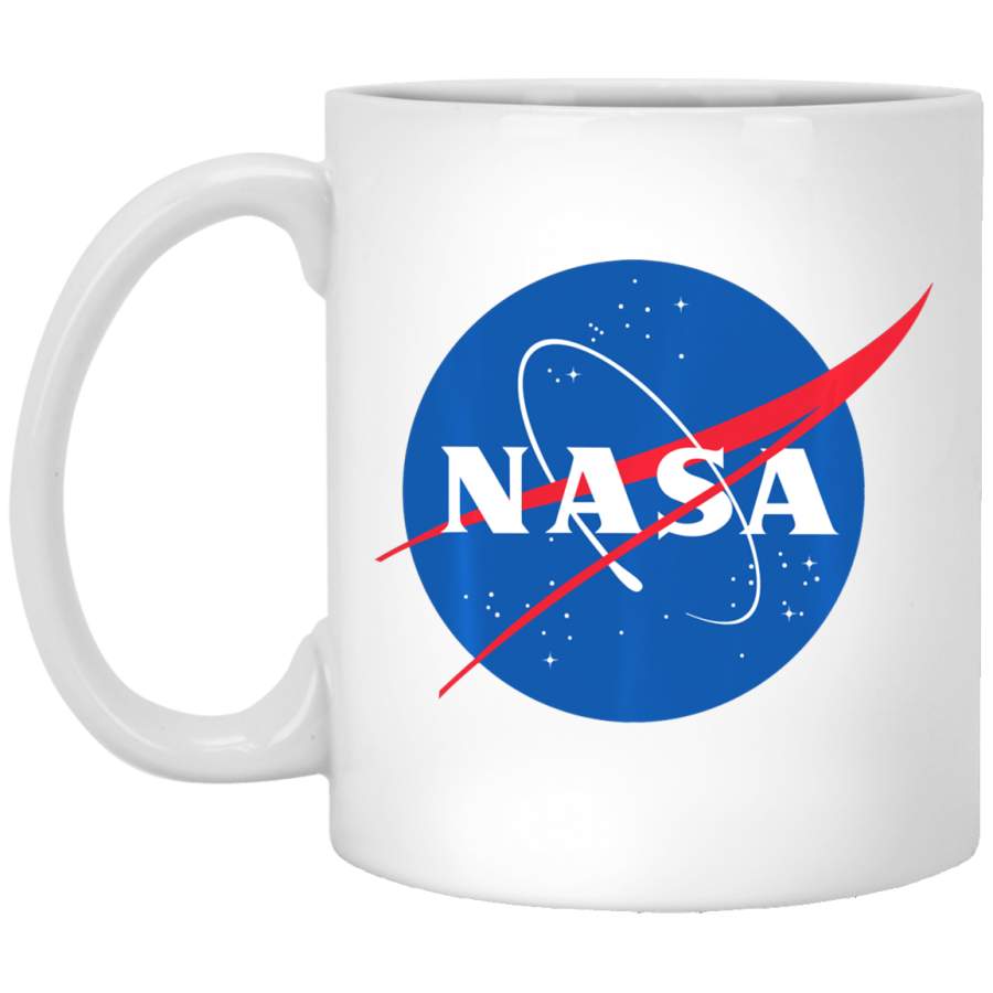 Official NASA Logo Pullover White Mug