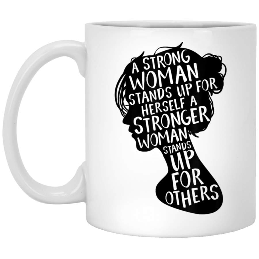 Feminist Empowerment Womens Rights Social Justice March White Mug