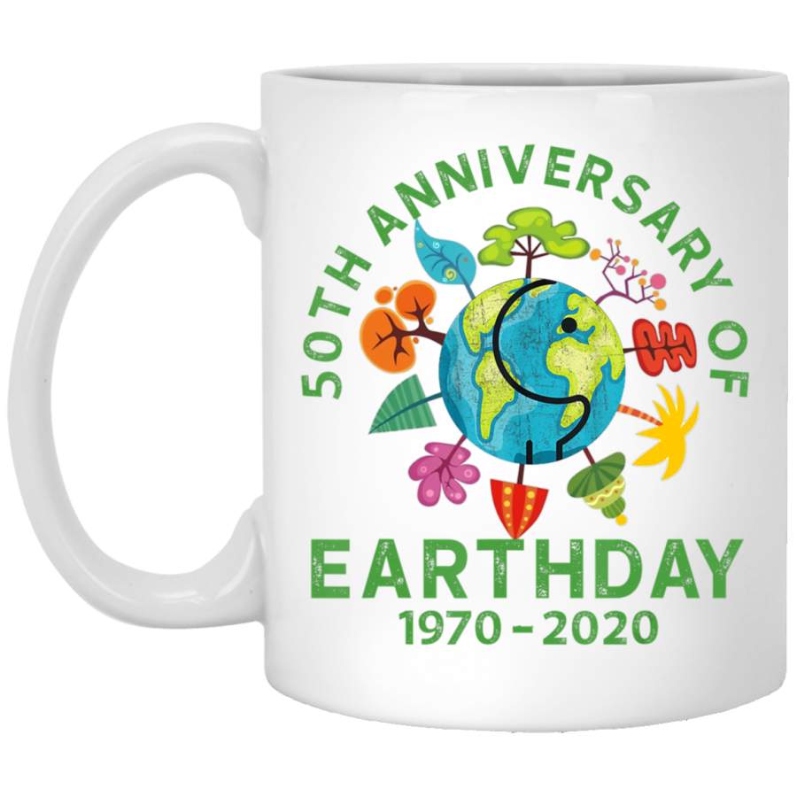 Earth Day 50th Anniversary 2020 White Mug