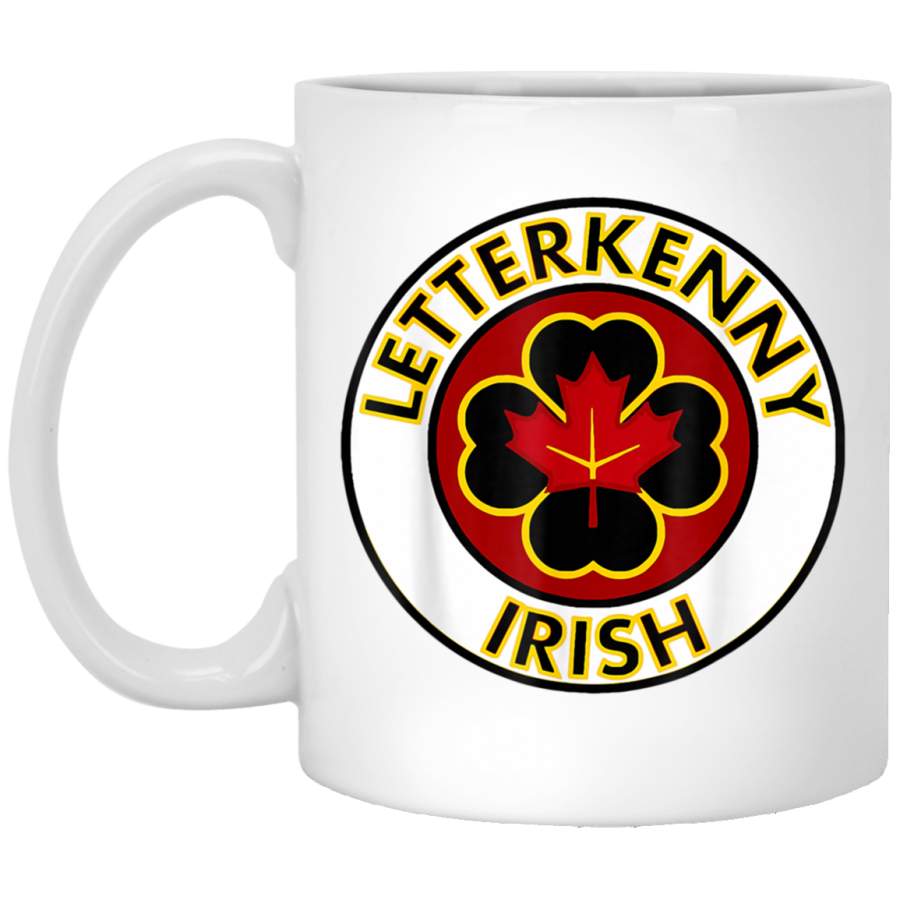 Irish Letterkenny-Irish Shamrocks St Patricks Day White Mug