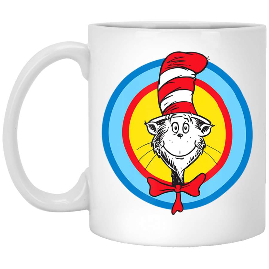 Dr. Seuss Bull’s-eye Cat White Mug