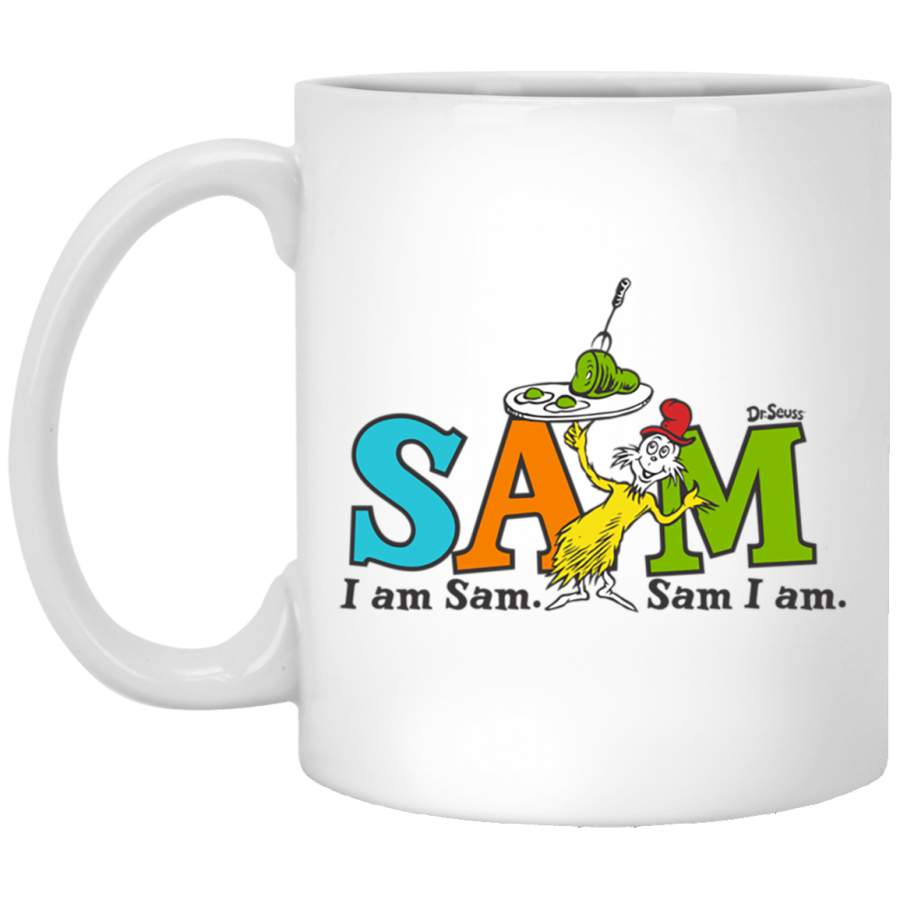 Dr Seuss Green Eggs and Ham SAM Pullover White Mug