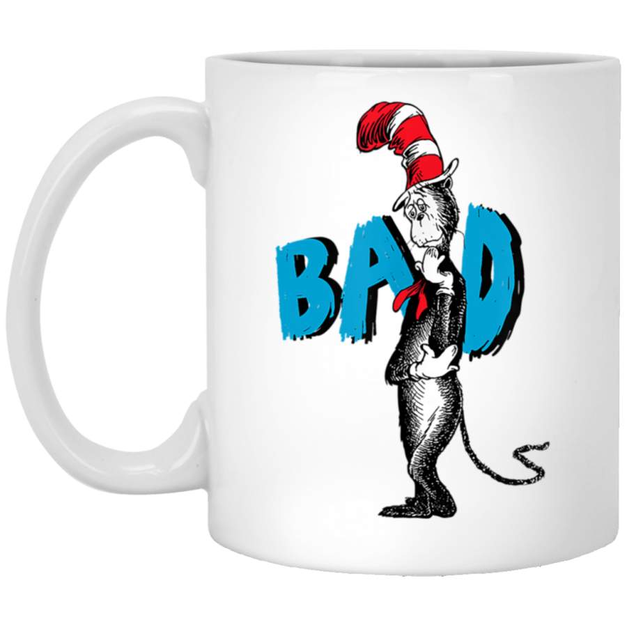 Dr Seuss Bad Cat T_1 White Mug