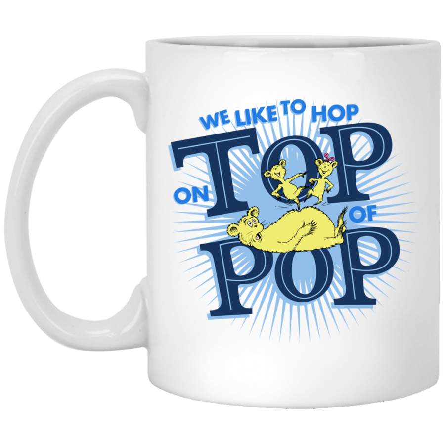 Dr Seuss On Top of Pop White Mug