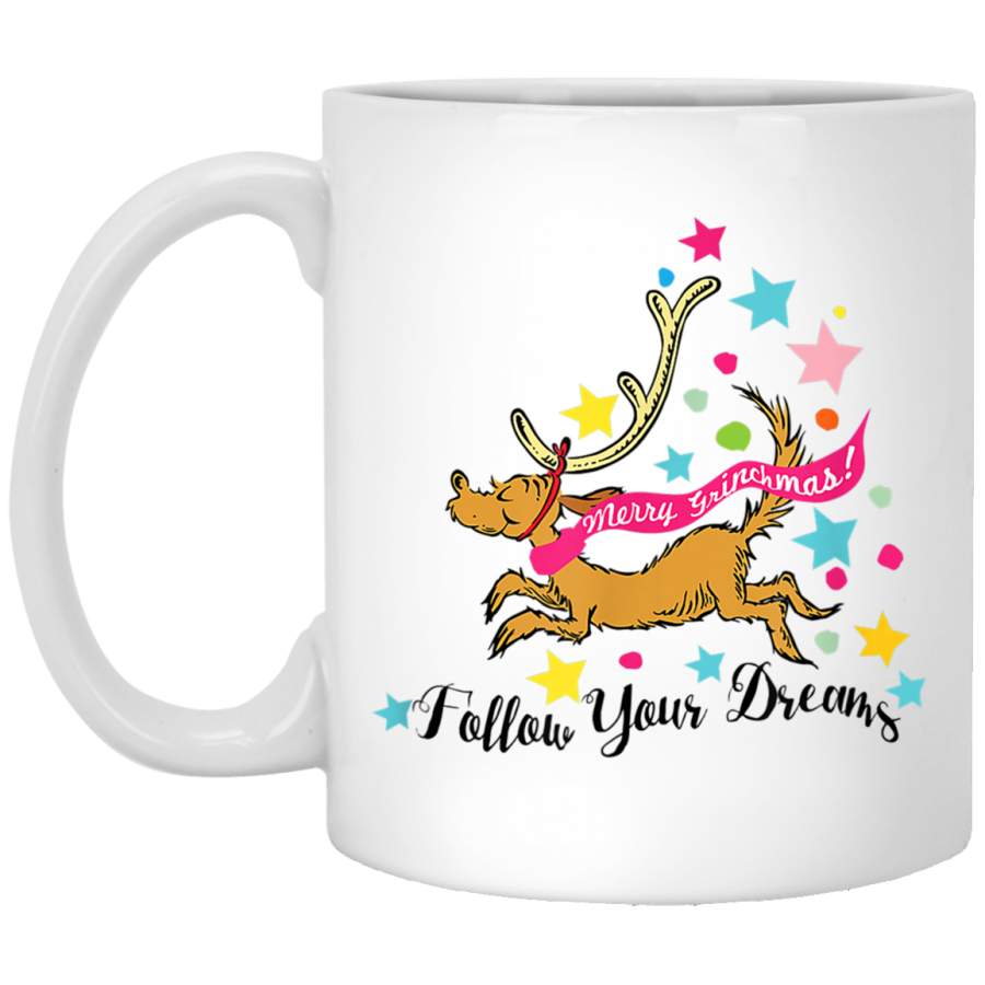 Dr Seuss Max Follow Your Dreams White Mug