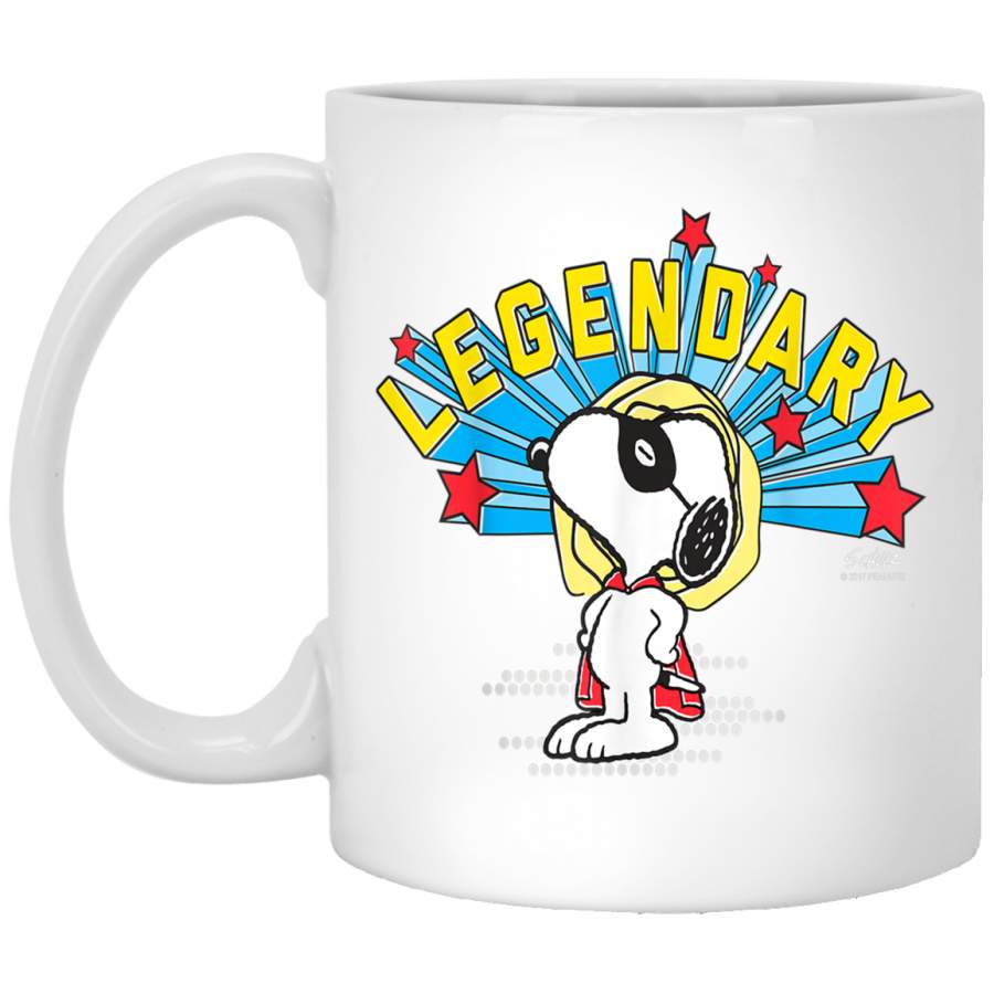 Peanuts Superhero Snoopy Legendary White Mug