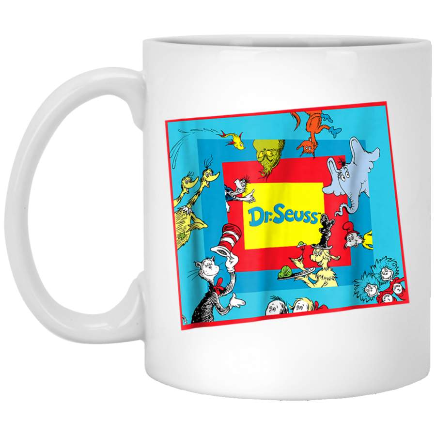 Dr Seuss Character White Mug