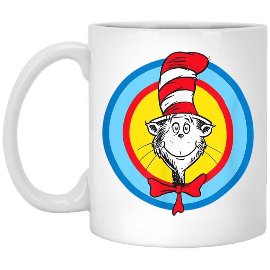 Dr Seuss Bullseye Cat _1 White Mug