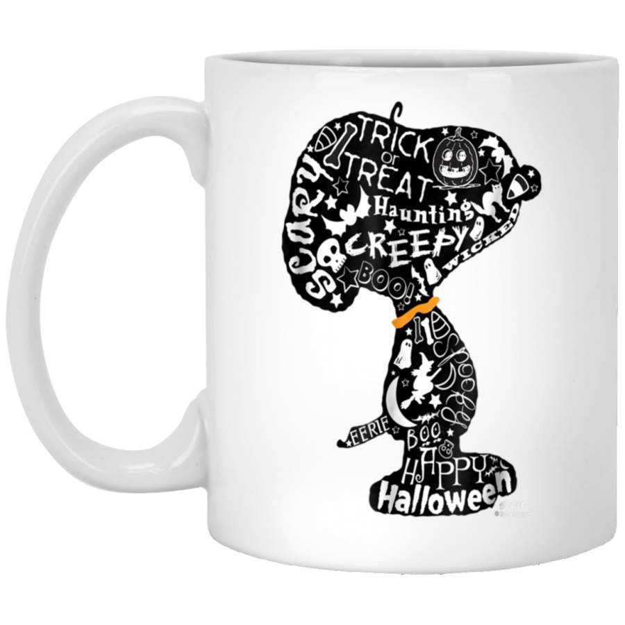 Peanuts Snoopy Halloween White Mug