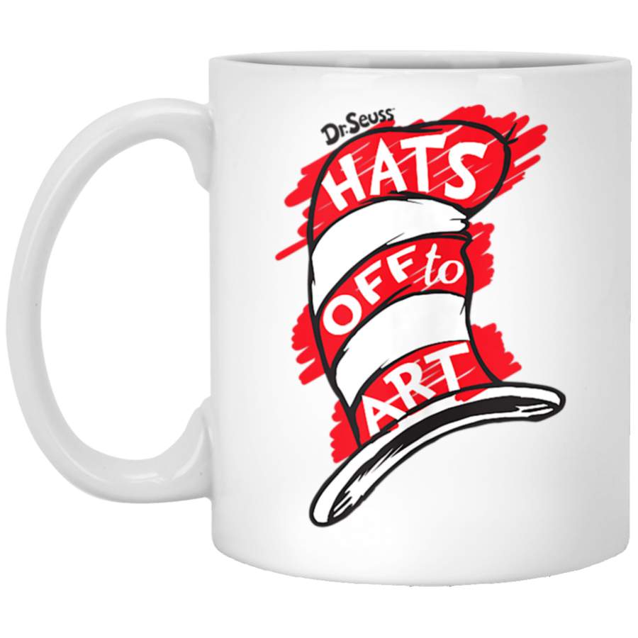 Dr Seuss Hats Off To Art Tank Top_1 White Mug