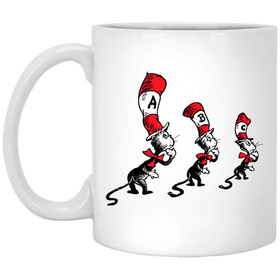 Dr Seuss Little Cats ABC White Mug