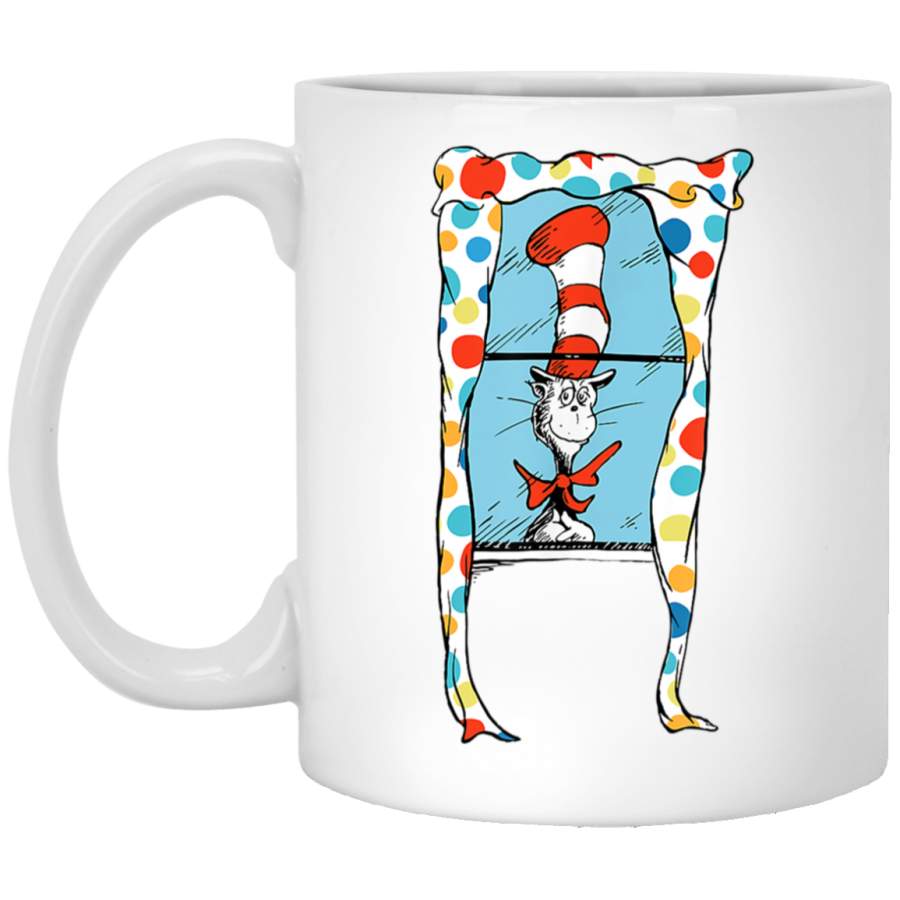 Dr Seuss Window Cat White Mug