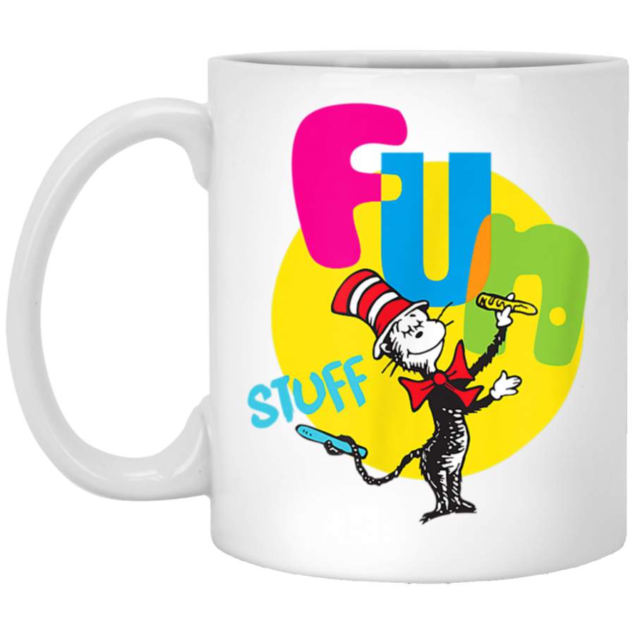 Dr Seuss Fun Stuff _1 White Mug