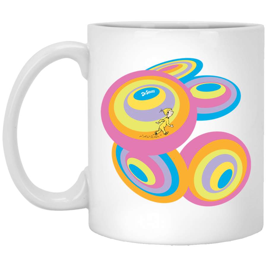 Dr Seuss Oh the Places Youll Go Circles T_1 White Mug