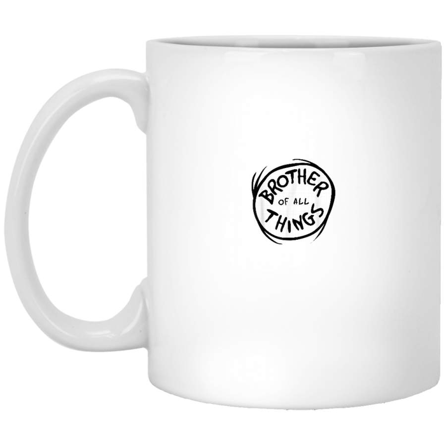 Dr Seuss Brother of all Things Emblem Color Option White Mug