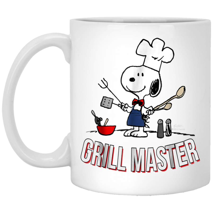 Peanuts Snoopy Grill Master White Mug