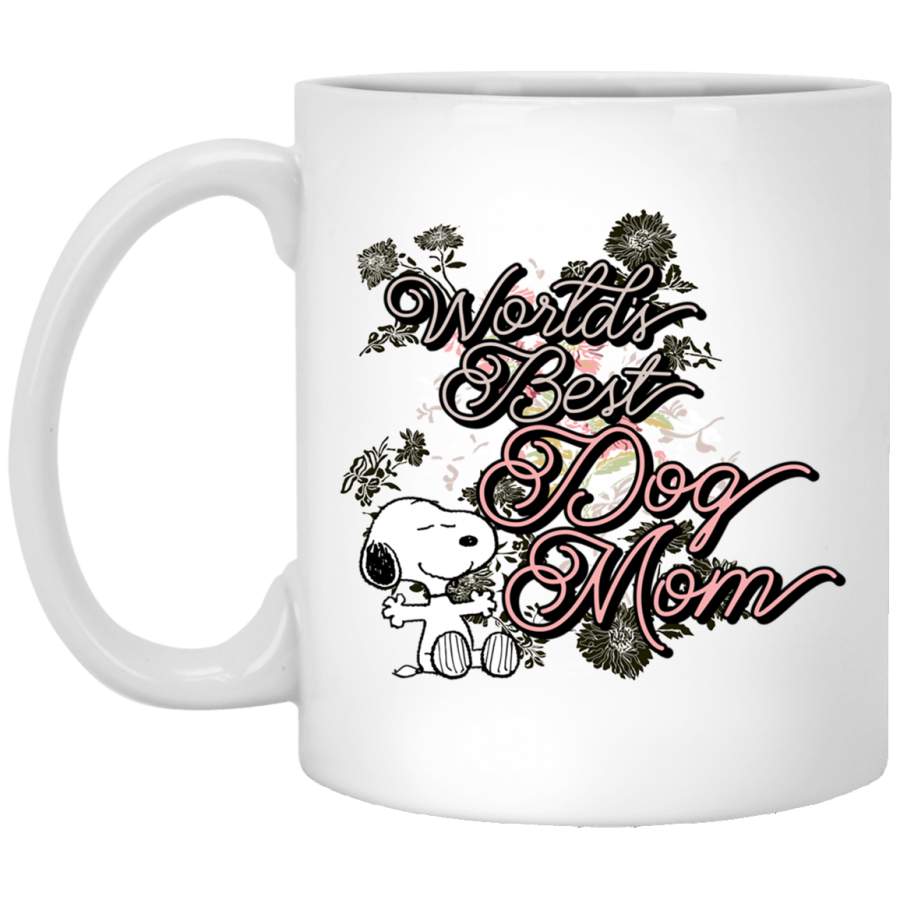 Peanuts Snoopy World’s Best Dog Mom White Mug