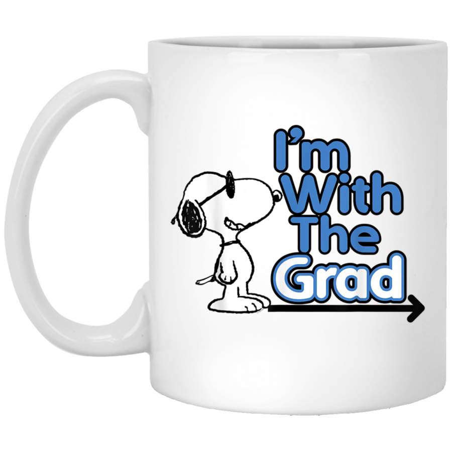 Peanuts Graduation Im With The Grad Snoopy White Mug