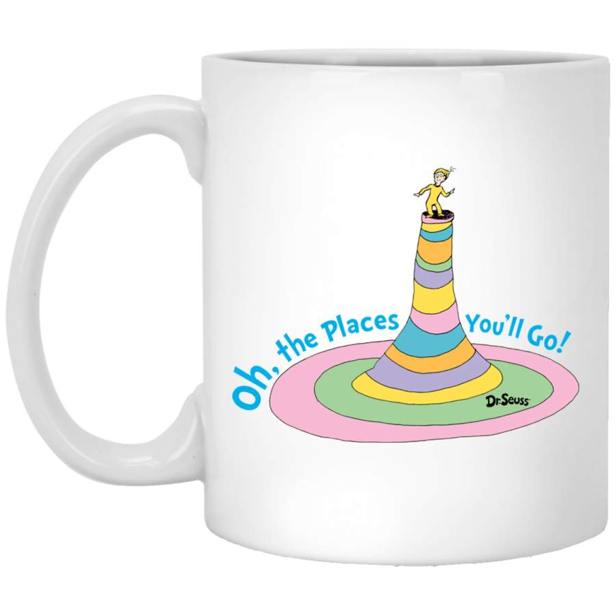 Dr Seuss Oh The Places Youll Go Balancing Act White Mug