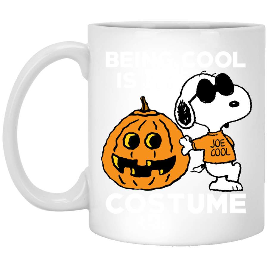 Peanuts Snoopy Cool Halloween Costume White Mug