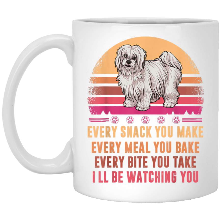 Coton De Tulear Every Snack You Make Every Meal You Bake White Mug