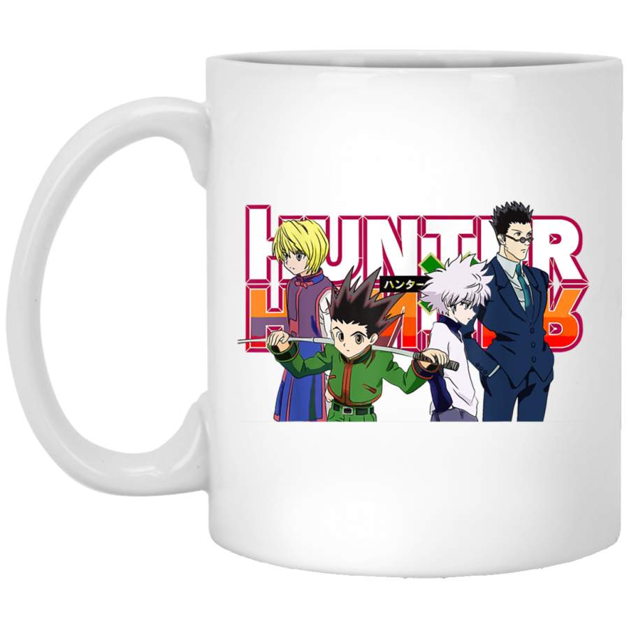 Graphic Cute Hunters X for men women White Mug