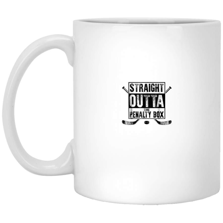 Ice Hockey Player Gift Straight Outta The Penalty Box White Mug