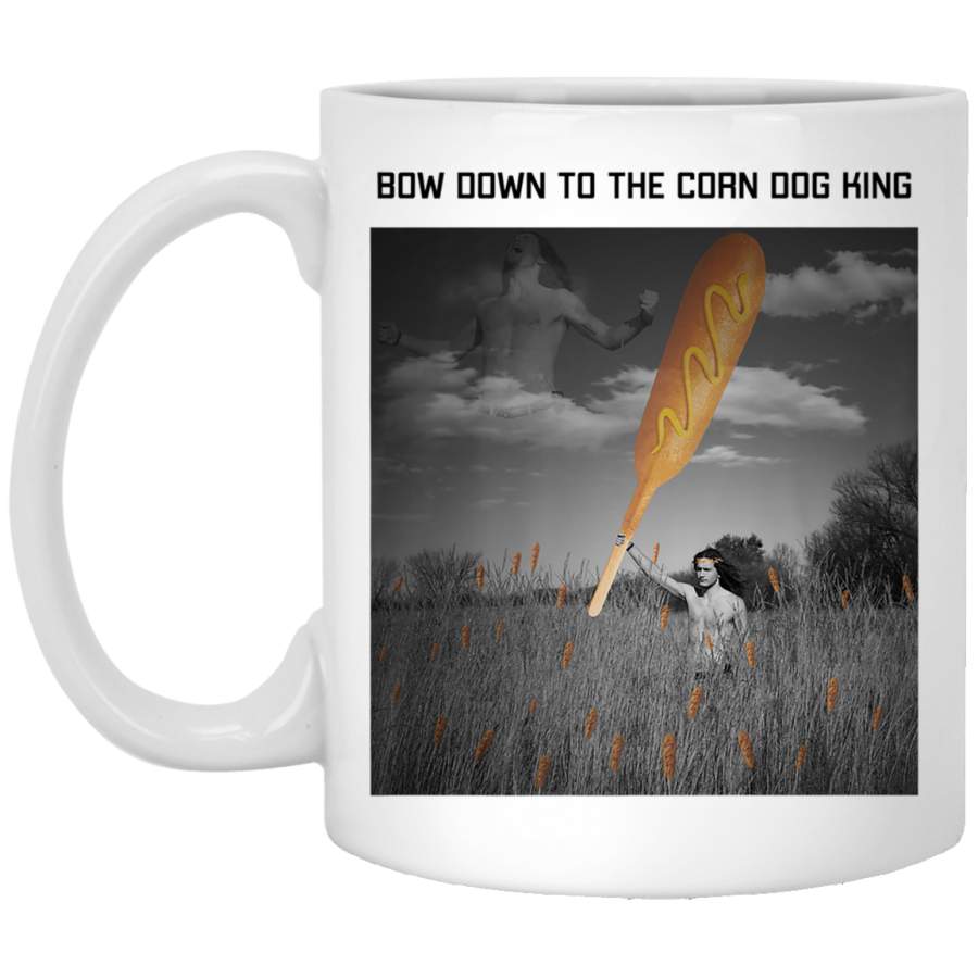 Corn Dog King Premium White Mug