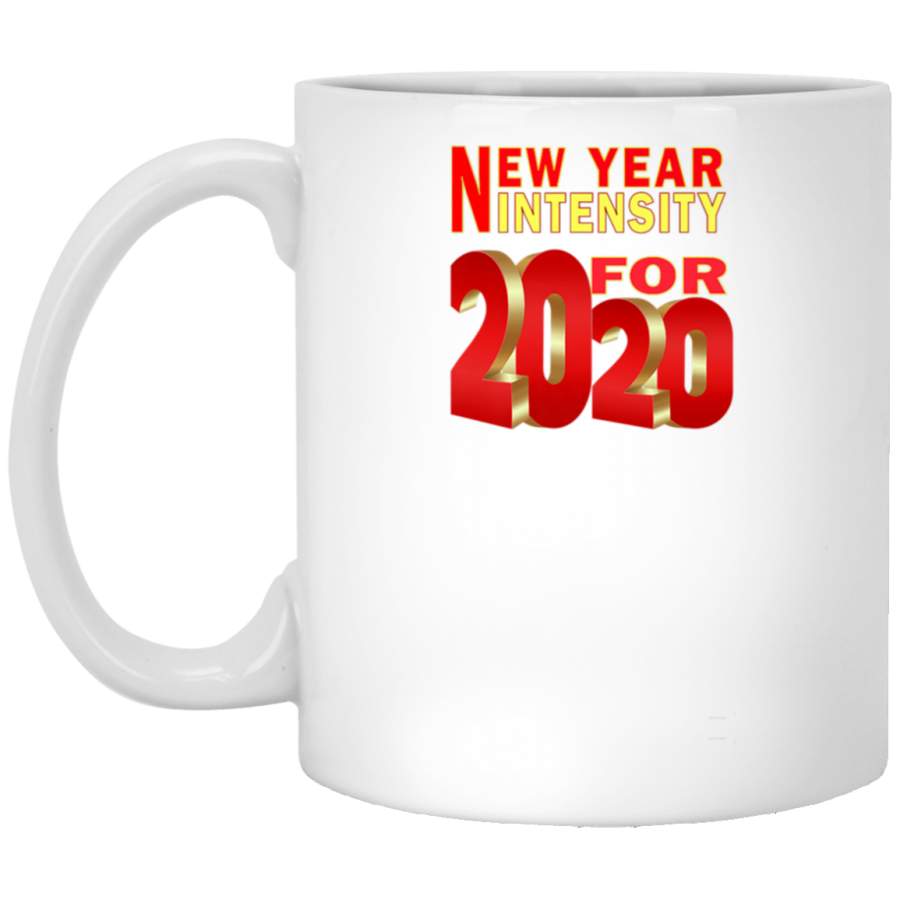 New Year New Intensity For 2020 Premium White Mug