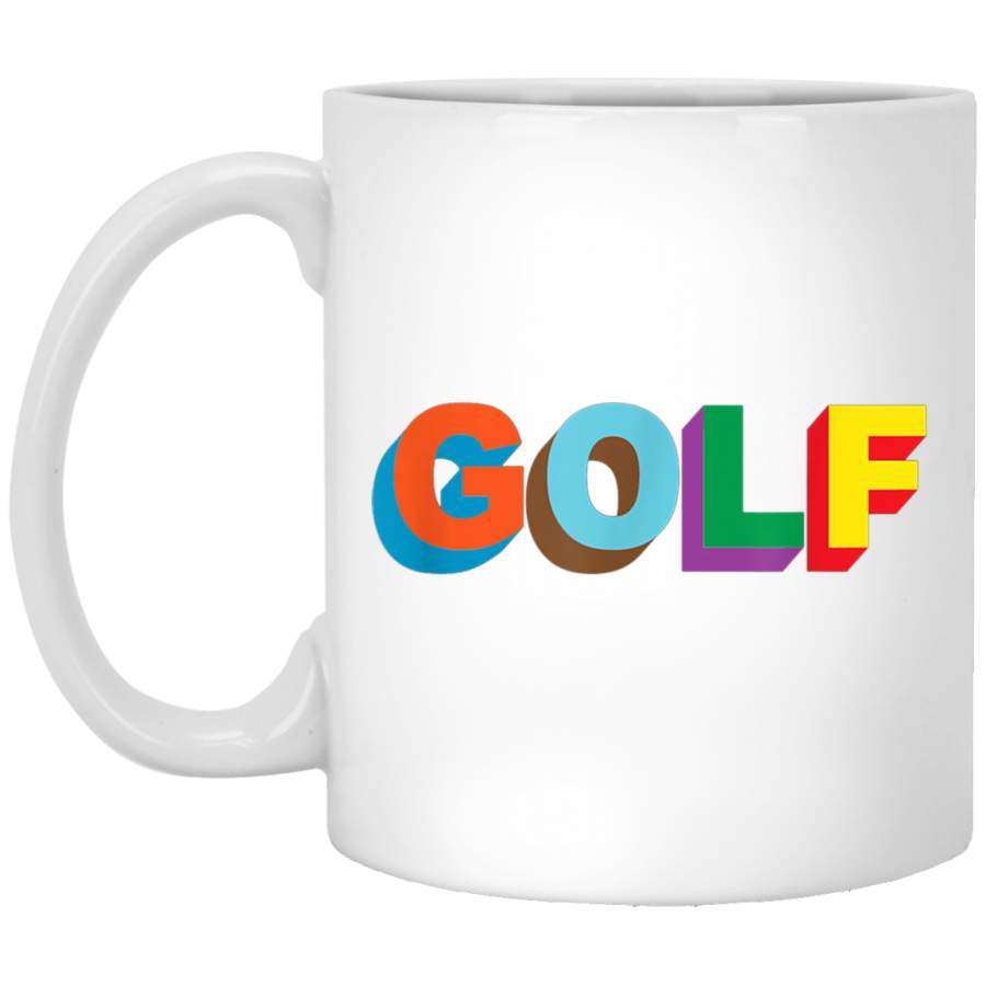 Golf White Mug