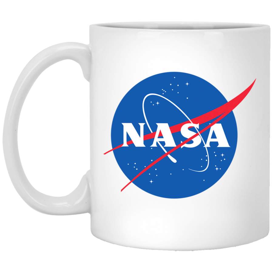 Official NASA Logo Pullover Hoodie White Mug