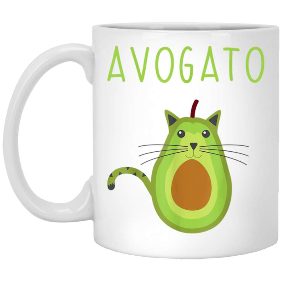 Cinco De Mayo s Cinco De Meow Avogato Cat Avocado Tees White Mug