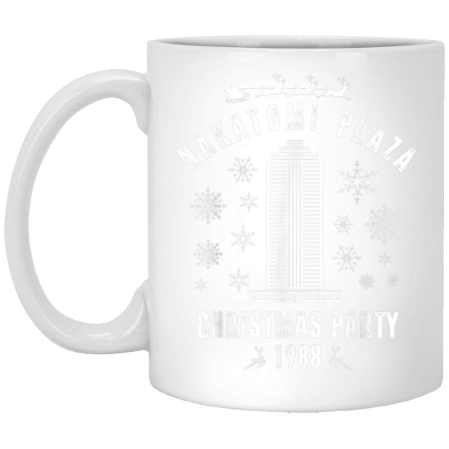 Funny NakatomiPlaza Christmas Party Xmas Gifts Fun Holiday White Mug