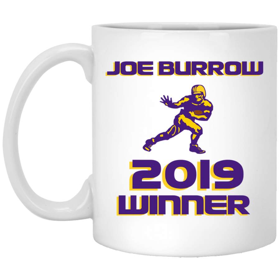 Joe Burrow Burreaux 2019 winner White Mug