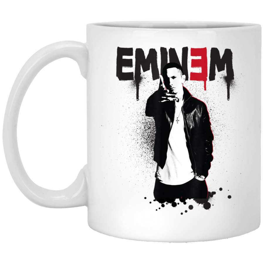 Eminem Official Sprayed Up White Mug