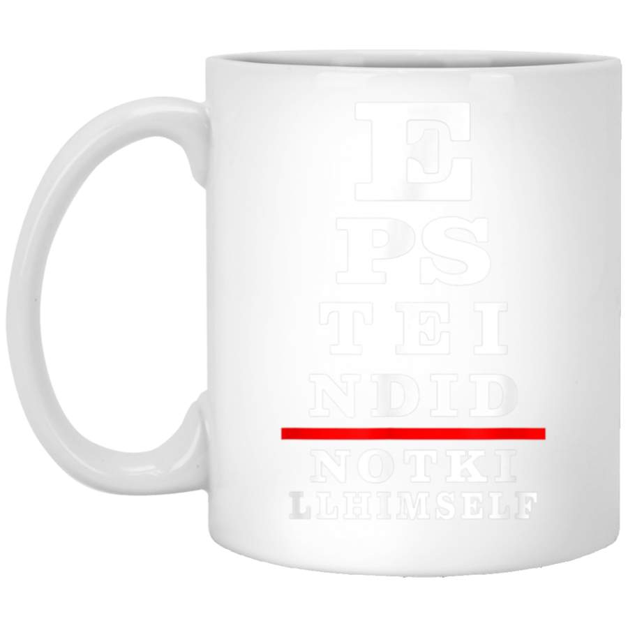 Conspiracy Theory Eye Rest White Mug