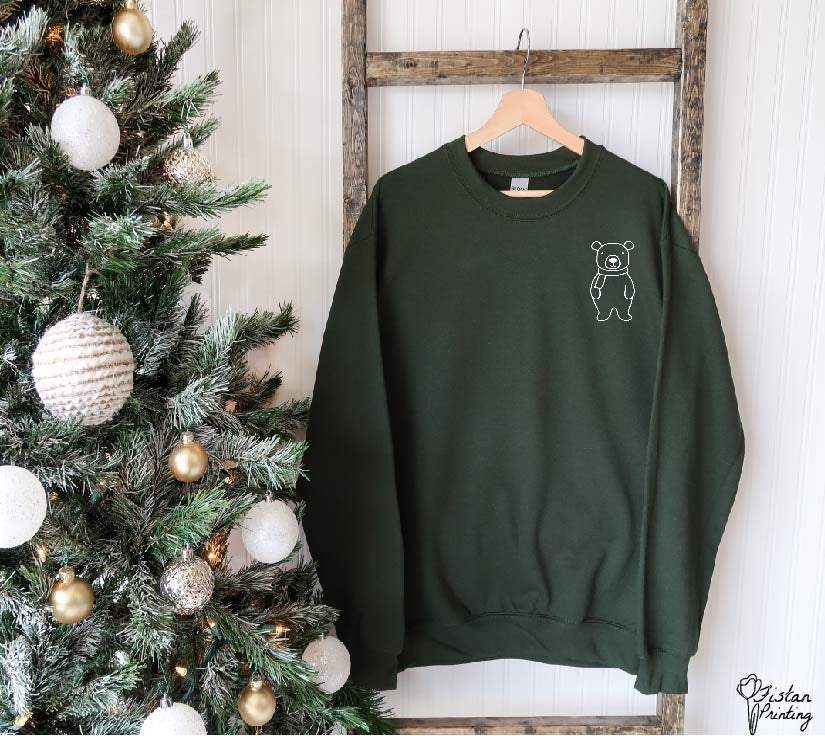 Christmas Bear Sweatshirt,Christmas Sweatshirt,Holiday Gift,Christmas Gift,Christmas Family Sweatshirt,Gift Idea,Christmas Bear Sweater,Gift