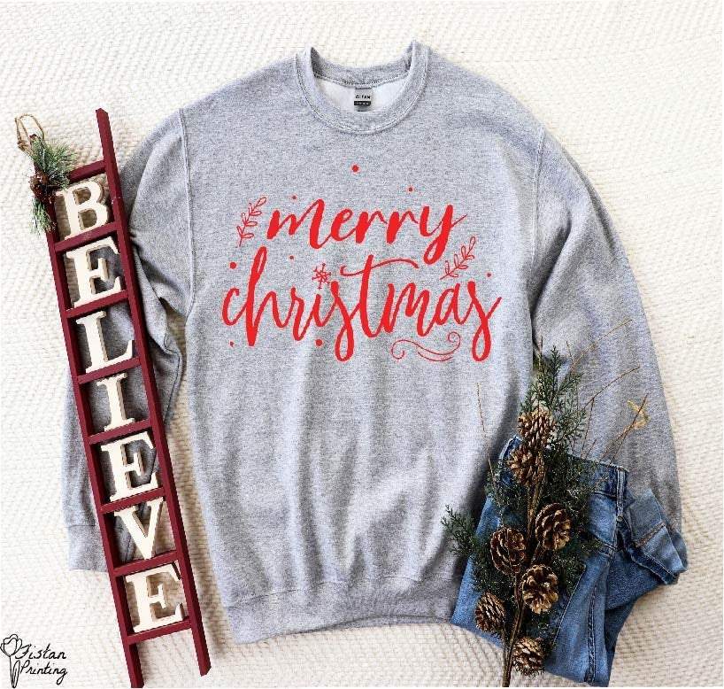 Merry Christmas Sweater,Christmas,Holiday Sweater,Christmas Gift,Faith,Christmas Family Sweater,Gift Idea,Christmas Ugly Matching Sweater