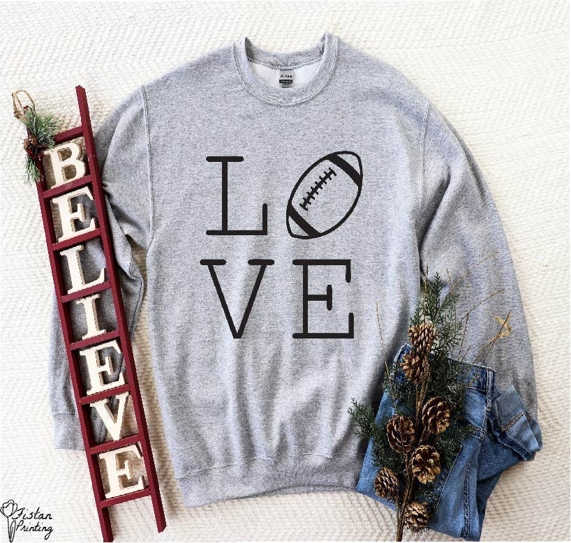 Football Love Sweater,Football Season Sweater,Football Family Sweater,Thanksgiving Sweater,Football Sweater,Game Day Shirt,Football Love