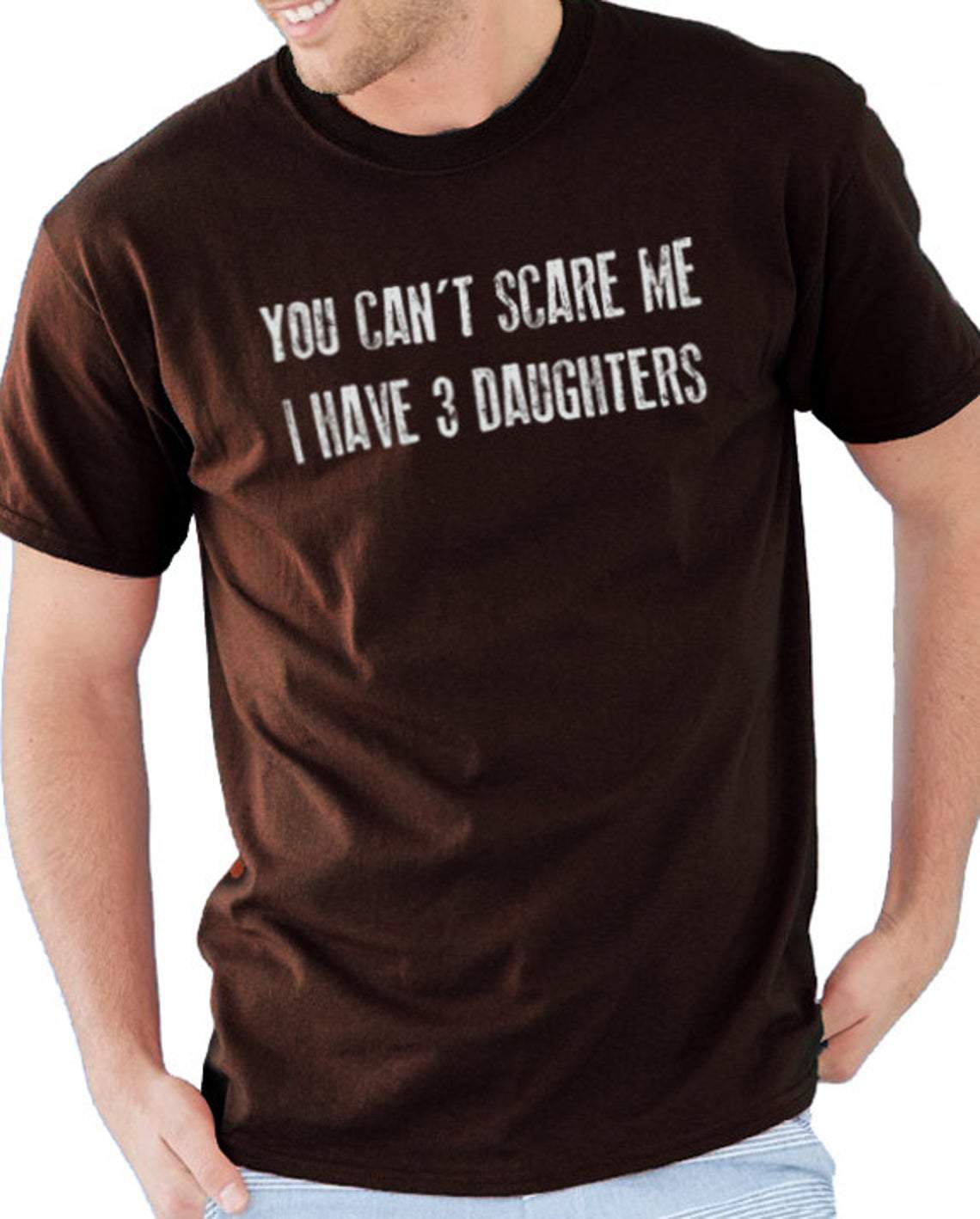 Fathers Day Gift You Can’T Scare Me I Have 3 Daughters Funny Shirt Hoodie, Sweater, T-Shirt Size S-5Xl