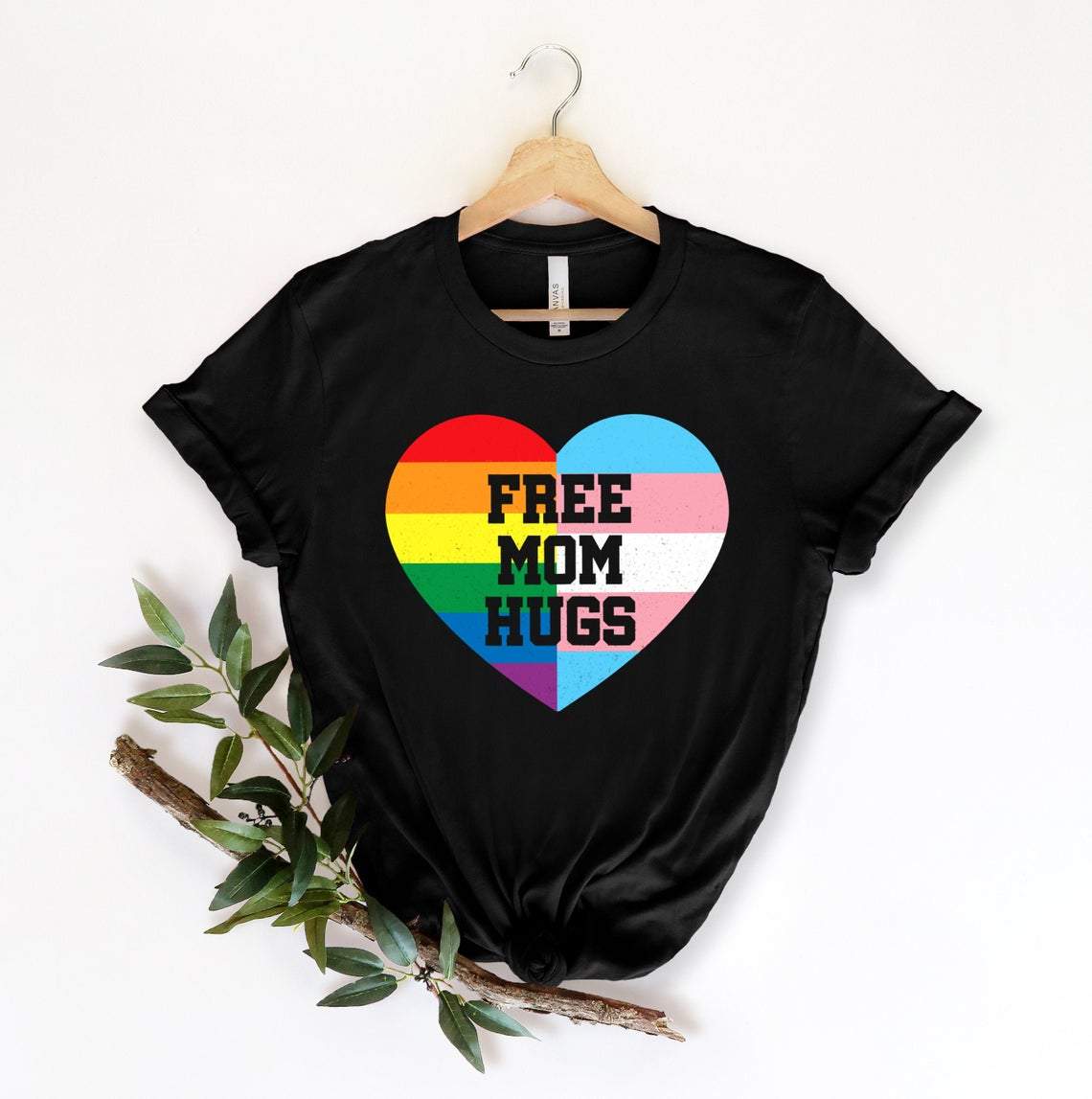 Free Mom Hugs Shirt Mama Lgbt Pride Mom Shirt Hoodie, Sweater, T-Shirt Size S-5Xl