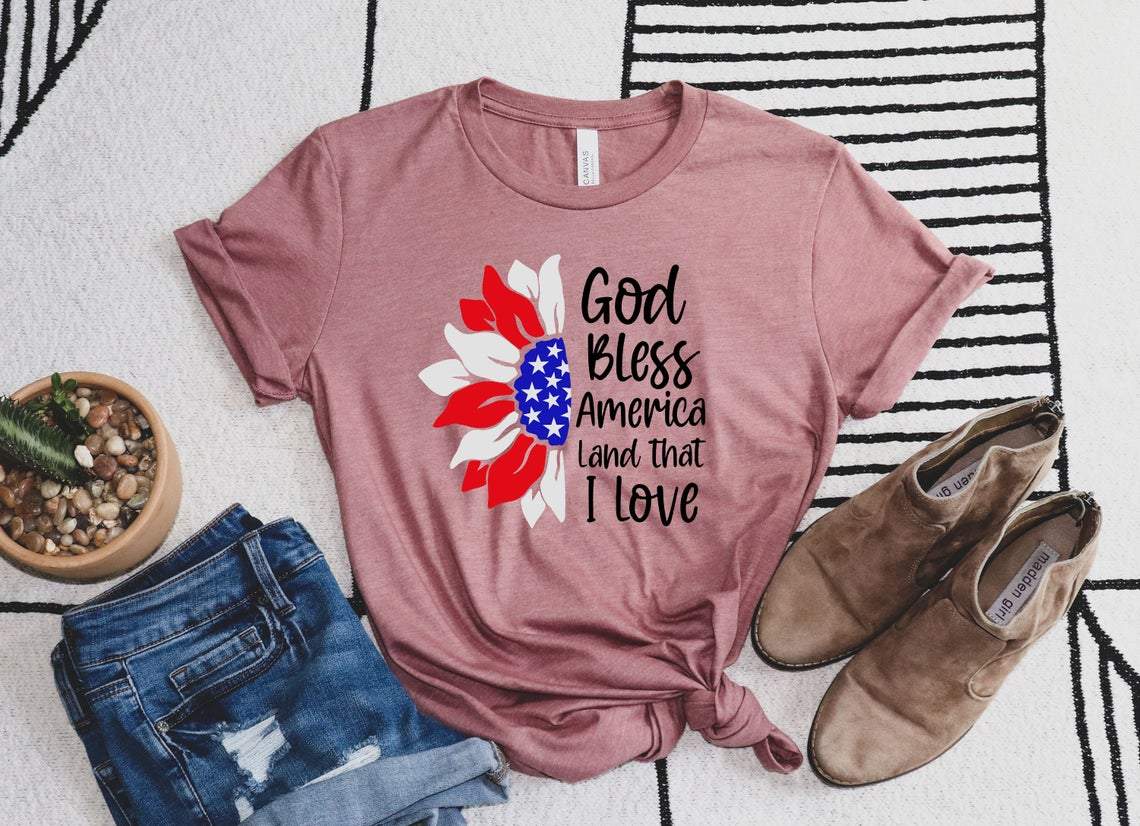 God Bless America Shirt | 4Th Of July, Fourth Of July Hoodie, Sweater, T-Shirt Size S-5Xl