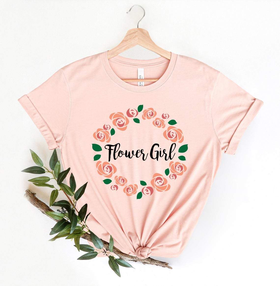 Flower Girl Wedding Party Shirt, Cute Flower Girl Squad Shirt Hoodie, Sweater, T-Shirt Size S-5Xl