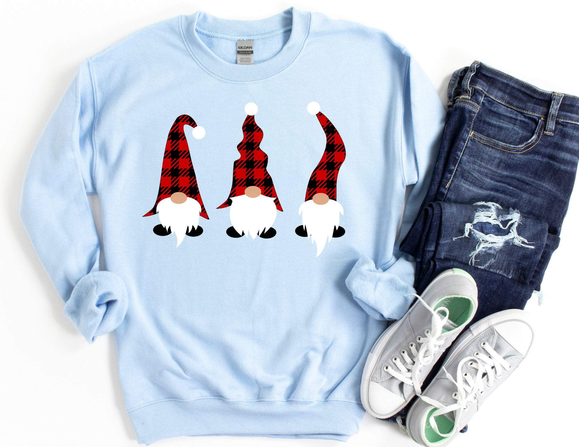 Gnome Christmas Sweatshirt, Gnome Christmas Sweatshirt, Christmas Sweater, Funny Christmas Sweater, Christmas Gift T-Shirt Hoodie All Color Size S-5Xl