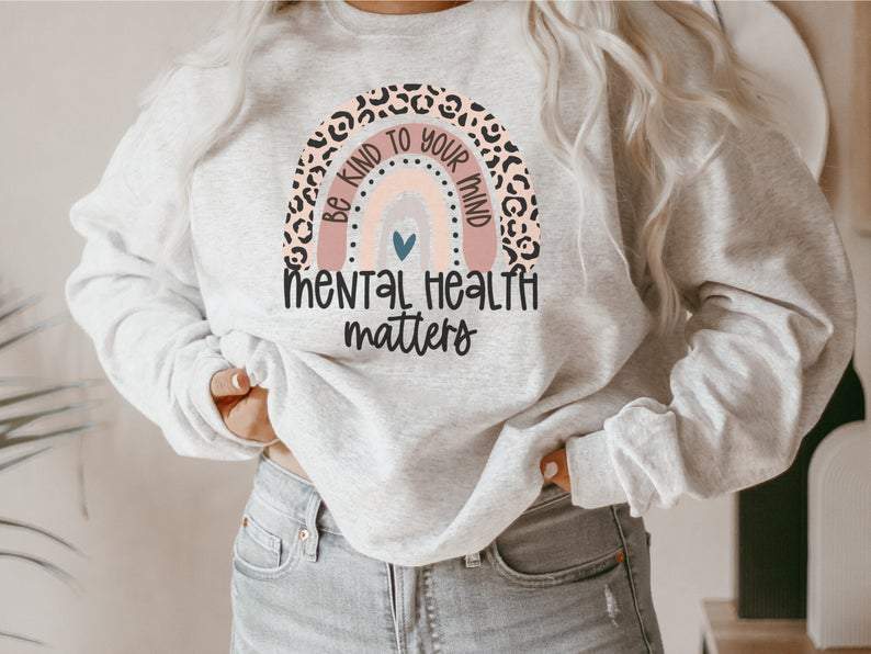 Mental Health Sweatshirt – Mental Health Matters Shirt – Counselor Sweater – School Counselor Tee – Mental Health Awareness – Teacher Tshirt