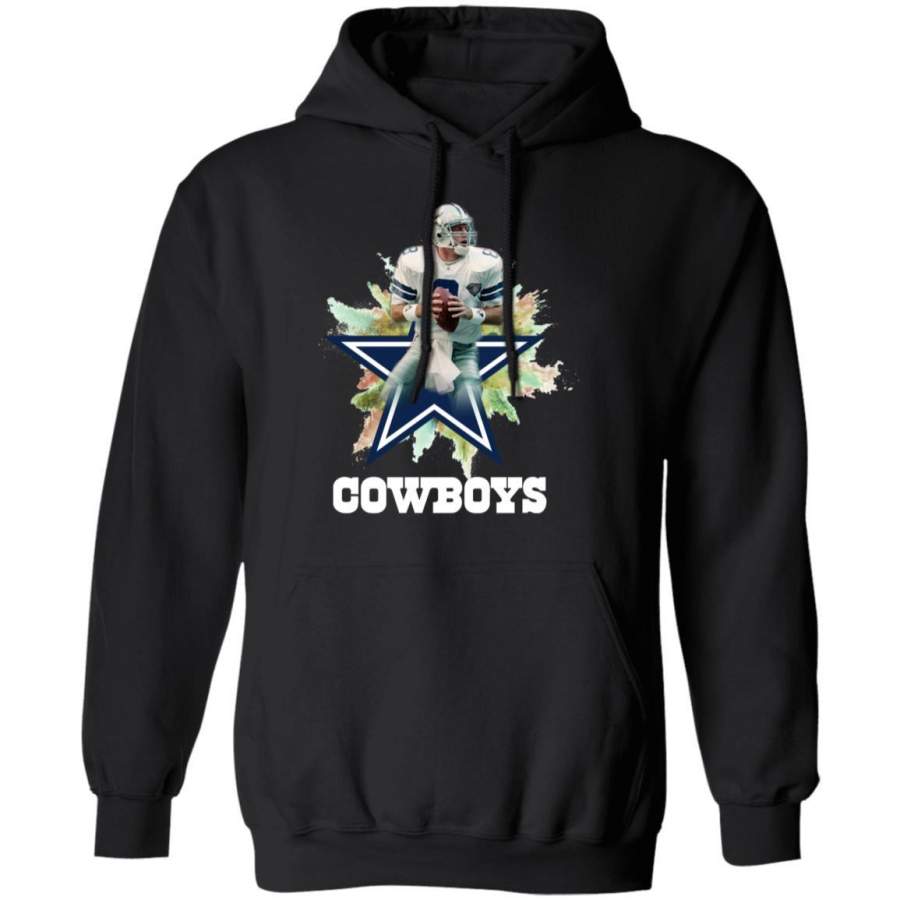 Dallas Cowboys Logo, Football Fan Aikman Hoodie