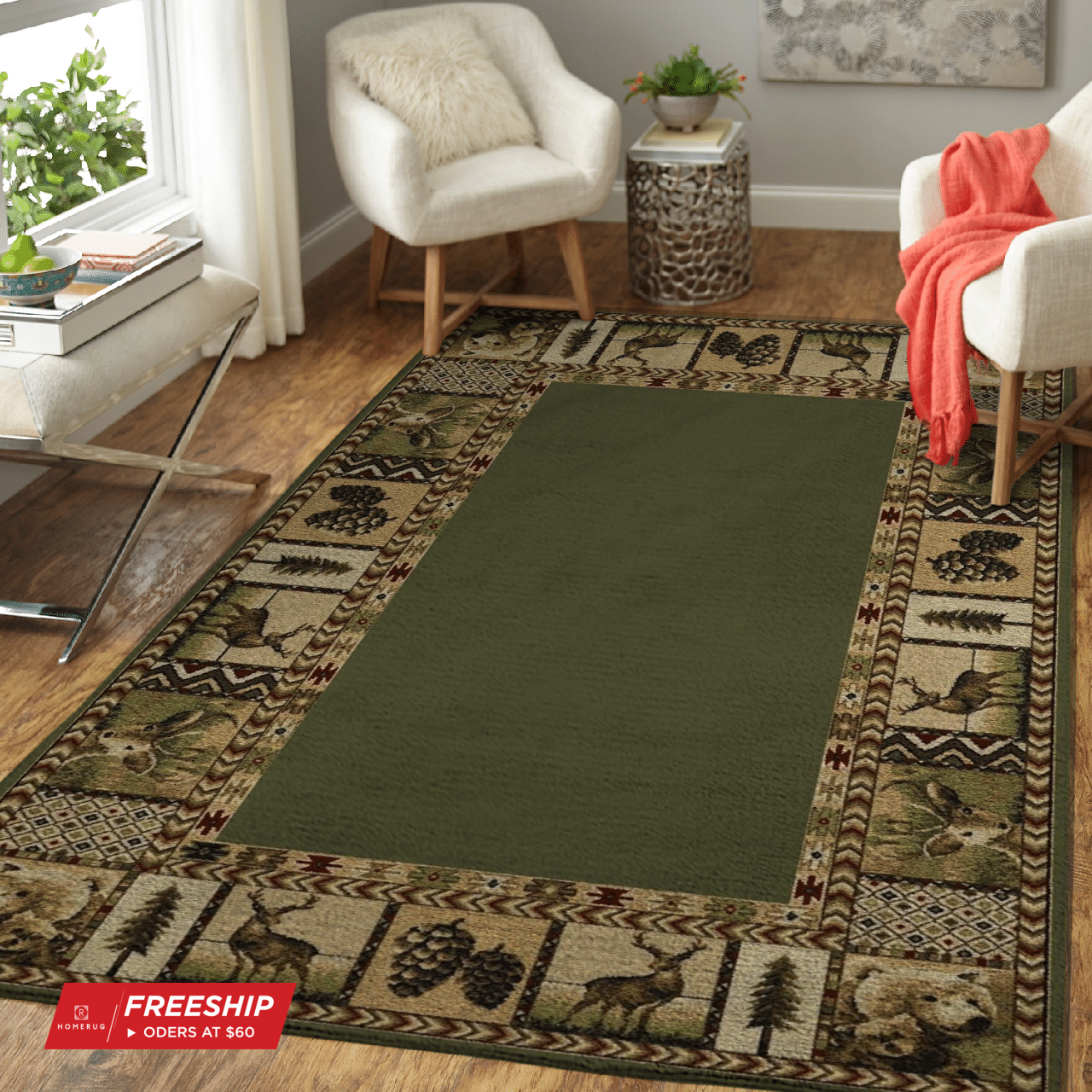 Hunting Deer CLM3009089M Rug