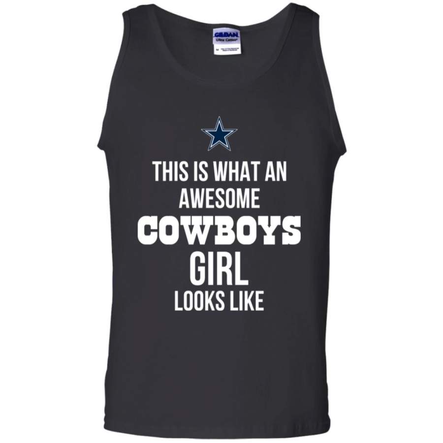 Dallas Cowboys Girl Looks Like Men’s Tank Top