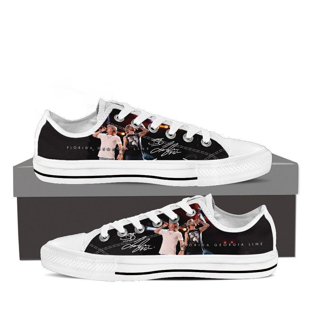 Florida Georgia Line Ladies Low Cut Sneakers