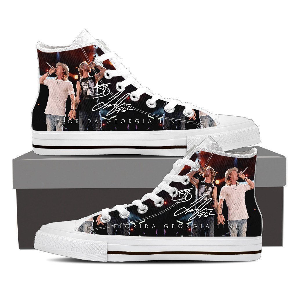 Florida Georgia Line Ladies High Top Sneakers